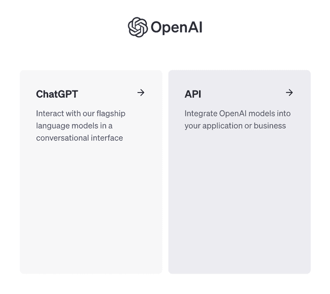Choose ChatGPT API