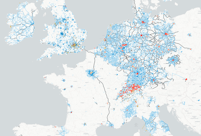 Transit.land: EU map of public transporation data availability