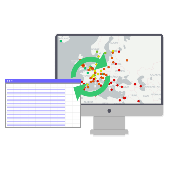 Geocode up to 1000 addresses at once