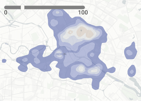 Heat maps to analyze the current state