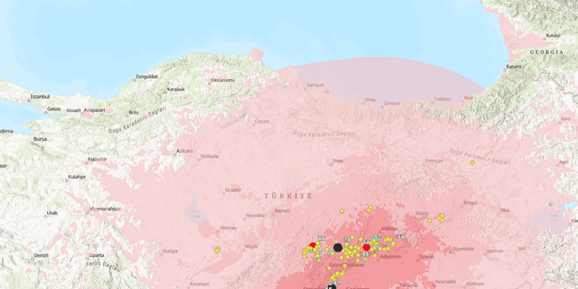 A 7.5-magnitude earthquake struck Turkey on February 6, 2023. The quake had a depth of 10 kilometers (6 miles)