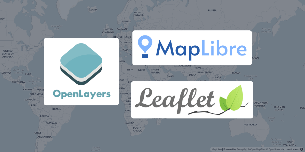 Leaflet vs MapLibre GL vs OpenLayers