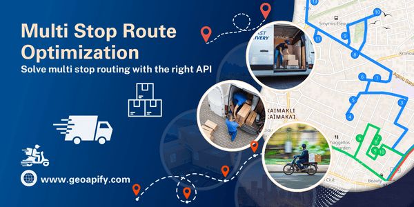Multi stop route planning and delivery optimization