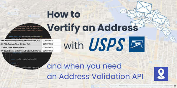 Validate and verify addresses with API to check user input