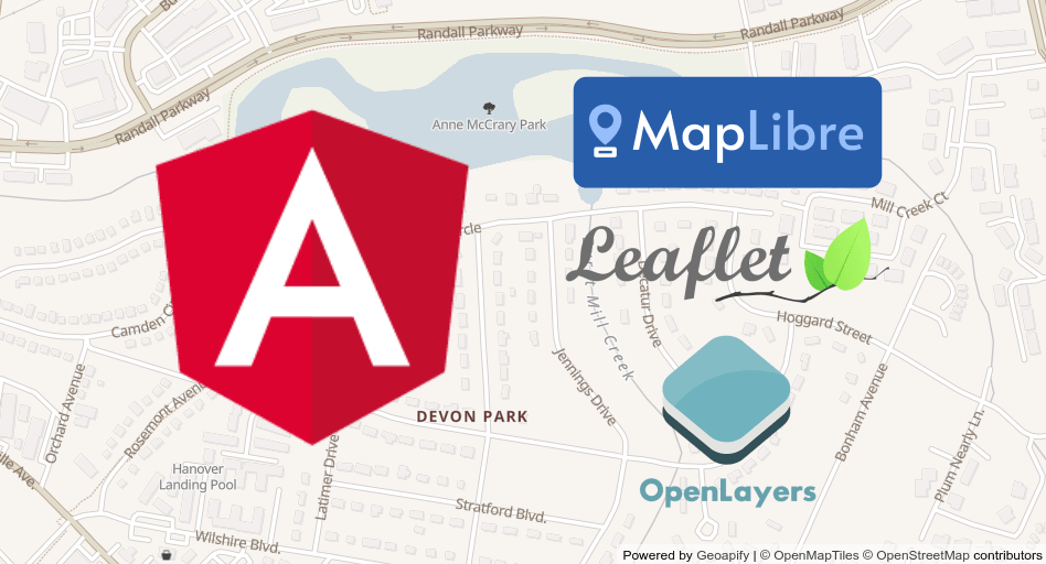 Leaflet, Mapbox GL/MapLibre GL, OpenLayers in Angular