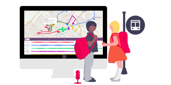 Optimize school buses routes with Route Planner API