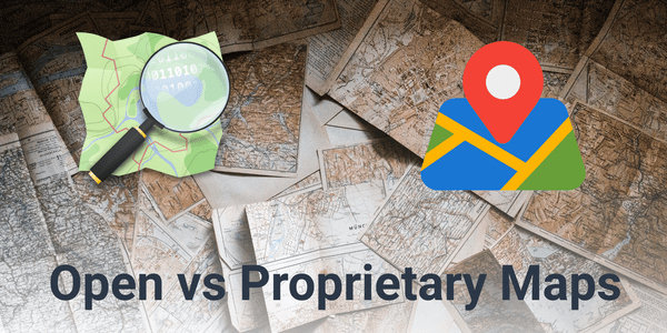 Google Maps vs OpenStreetMap — a visual highlight of their key differences in data access, licensing, and customization