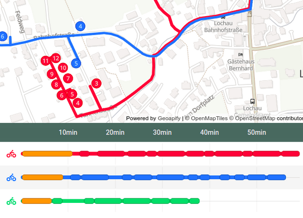 Delivery route optimization task example