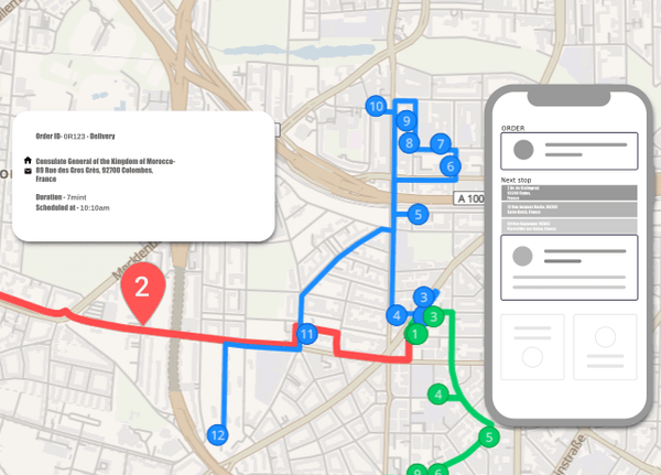 Delivery route planning