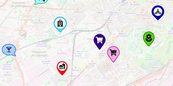 Free map icons