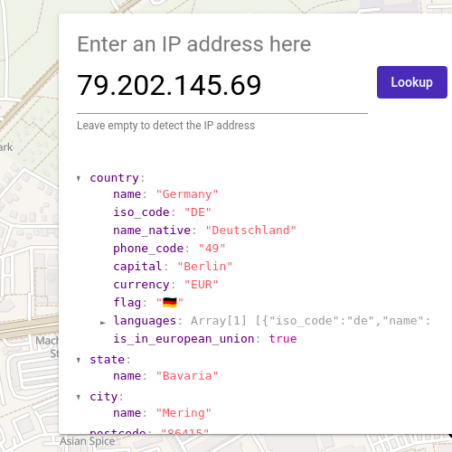 cloudflare ip location api