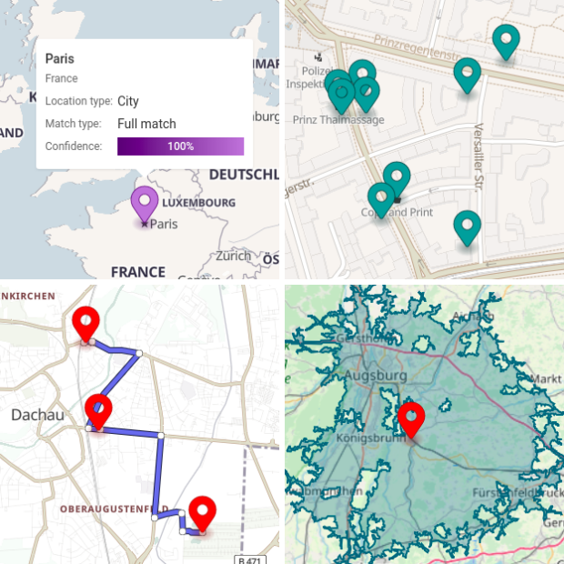 Preview image of website "Maps, APIs and components | Geoapify Location Platform"