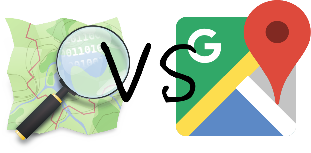 OpenStreetMap vs Google Maps